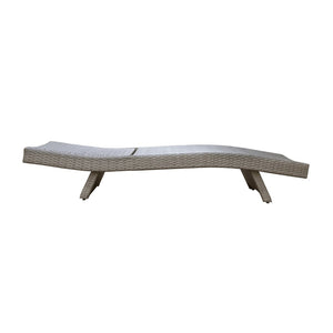 English Elm Luxury Resin Wicker Outdoor Chaise Lounges Set of 2 Poolside Reclining Patio Seating Gray B011P526019
