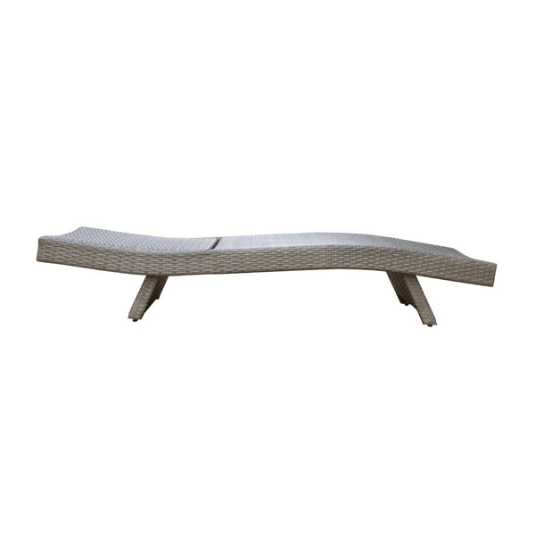 English Elm Luxury Resin Wicker Outdoor Chaise Lounges Set of 2 Poolside Reclining Patio Seating Gray B011P526019