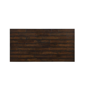 English Elm Rustic Industrial Counter Height Dining Set with Distressed Wood and Metal Turnbuckle Stools B011P526977