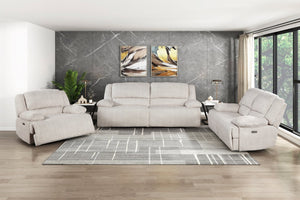 English Elm Premium Wall Hugger Power Reclining Sofa Microfiber Upholstered with Usb Charging Ports B011P527005
