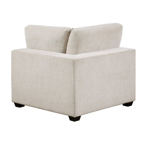 English Elm Contemporary Chenille Modular Accent Chair Reversible Arm Foam Cushion Living Room Seating Corner Seat Chair B011P529367