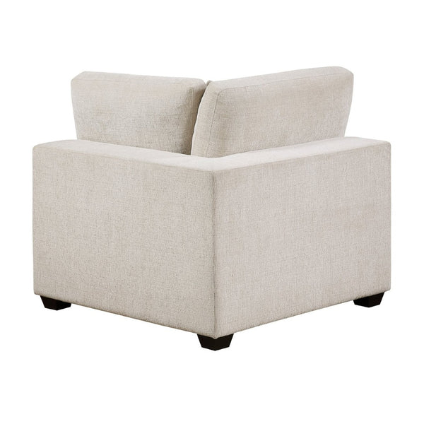 English Elm Contemporary Chenille Modular Accent Chair Reversible Arm Foam Cushion Living Room Seating Corner Seat Chair B011P529367