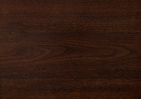 English Elm 1pc Walnut Veneer Rectangular Cocktail Table with Open Shelf Mid-century Living Room B011P532085