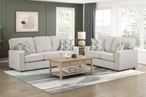 English Elm Modern Chenille Three Seat Sofa with Pocket Coil Support and Plywood Frame for Living Rooms B011P532944
