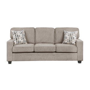 English Elm Contemporary Chenille Upholstered Sofa with Pocket Coil Support and Plywood Frame Comfort B011P532955