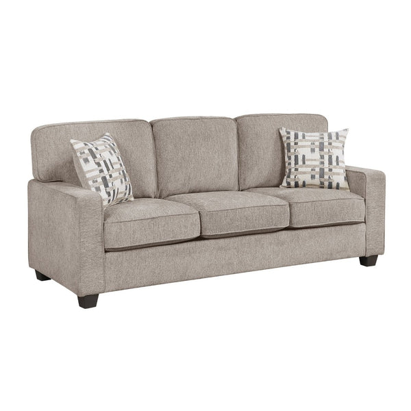 English Elm Contemporary Chenille Upholstered Sofa with Pocket Coil Support and Plywood Frame Comfort B011P532955