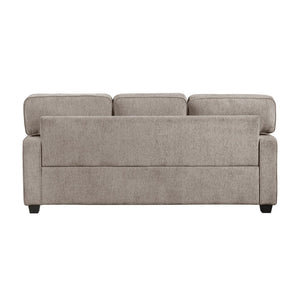 English Elm Contemporary Chenille Upholstered Sofa with Pocket Coil Support and Plywood Frame Comfort B011P532955