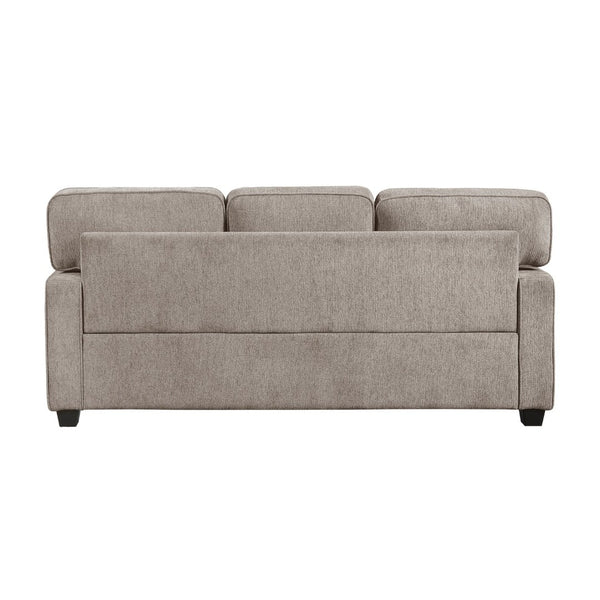 English Elm Contemporary Chenille Upholstered Sofa with Pocket Coil Support and Plywood Frame Comfort B011P532955