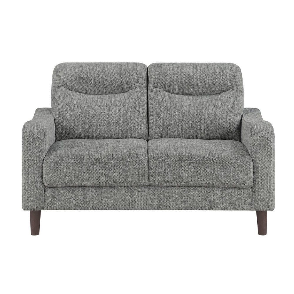 English Elm Modern Chenille Loveseat with Pocket Coil Support and Solid Wood Frame for Apartments B011P534934