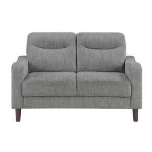 English Elm Modern Chenille Loveseat with Pocket Coil Support and Solid Wood Frame for Apartments B011P534934