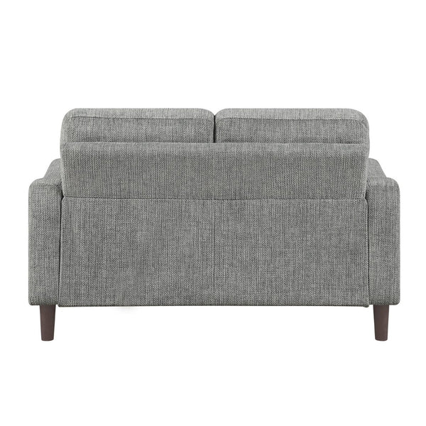 English Elm Modern Chenille Loveseat with Pocket Coil Support and Solid Wood Frame for Apartments B011P534934