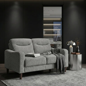 English Elm Modern Chenille Loveseat with Pocket Coil Support and Solid Wood Frame for Apartments B011P534934