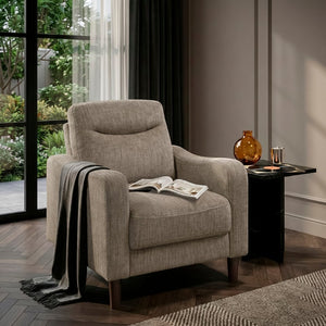 English Elm Contemporary Chenille Accent Chair Pocket Coil Cushioned Seat for Living Room Comfort B011P534944