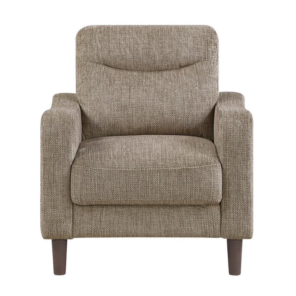 English Elm Contemporary Chenille Accent Chair Pocket Coil Cushioned Seat for Living Room Comfort B011P534944