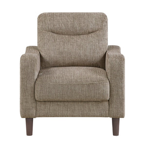 English Elm Contemporary Chenille Accent Chair Pocket Coil Cushioned Seat for Living Room Comfort B011P534944