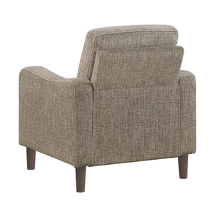English Elm Contemporary Chenille Accent Chair Pocket Coil Cushioned Seat for Living Room Comfort B011P534944