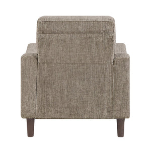 English Elm Contemporary Chenille Accent Chair Pocket Coil Cushioned Seat for Living Room Comfort B011P534944