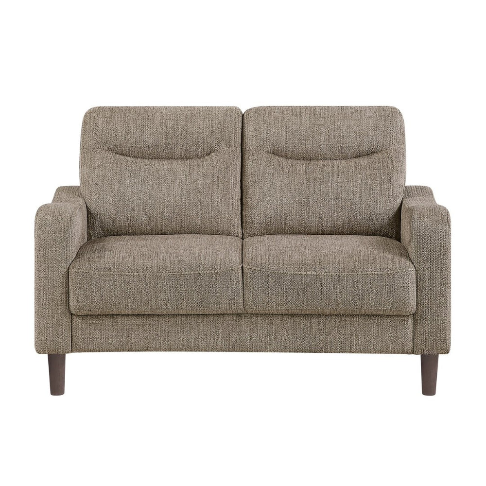 English Elm Contemporary Chenille Loveseat with Pocket Coil Support and Solid Wood Frame for Small Spaces B011P534945