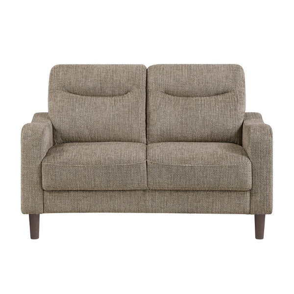 English Elm Contemporary Chenille Loveseat with Pocket Coil Support and Solid Wood Frame for Small Spaces B011P534945