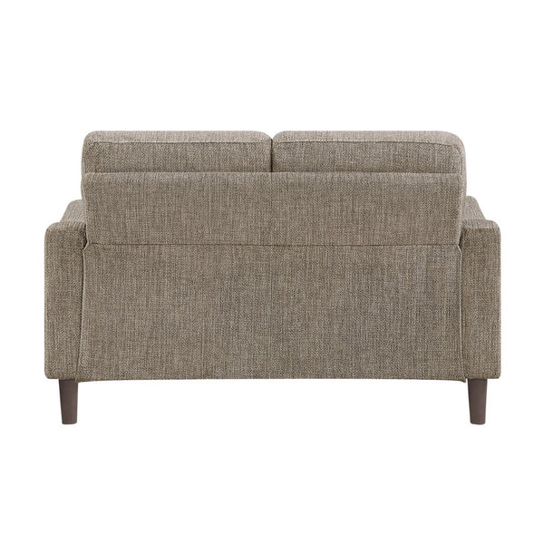 English Elm Contemporary Chenille Loveseat with Pocket Coil Support and Solid Wood Frame for Small Spaces B011P534945