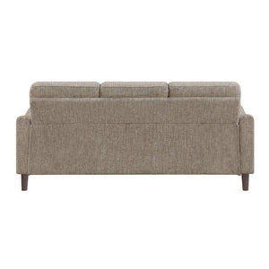 English Elm Contemporary Chenille Upholstered Sofa Solid Wood Frame Pocket Coil Living Room Seating B011P534946