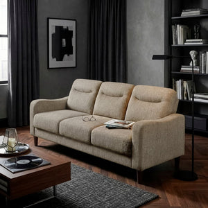 English Elm Contemporary Chenille Upholstered Sofa Solid Wood Frame Pocket Coil Living Room Seating B011P534946