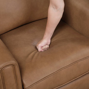 English Elm Modern Faux Leather Power Recliner with Usb Ports and Zero Wall Clearance Design B011P536359