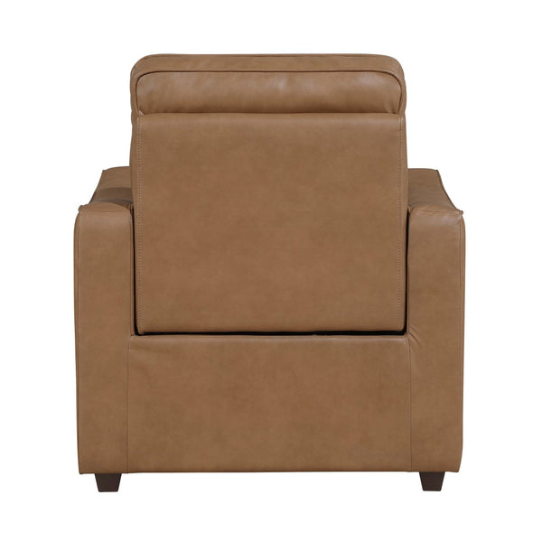 English Elm Modern Power Recliner with Usb Charging Zero Wall Faux Leather Living Room Chair B011P536385