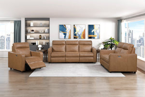 English Elm Modern Power Recliner with Usb Charging Zero Wall Faux Leather Living Room Chair B011P536385