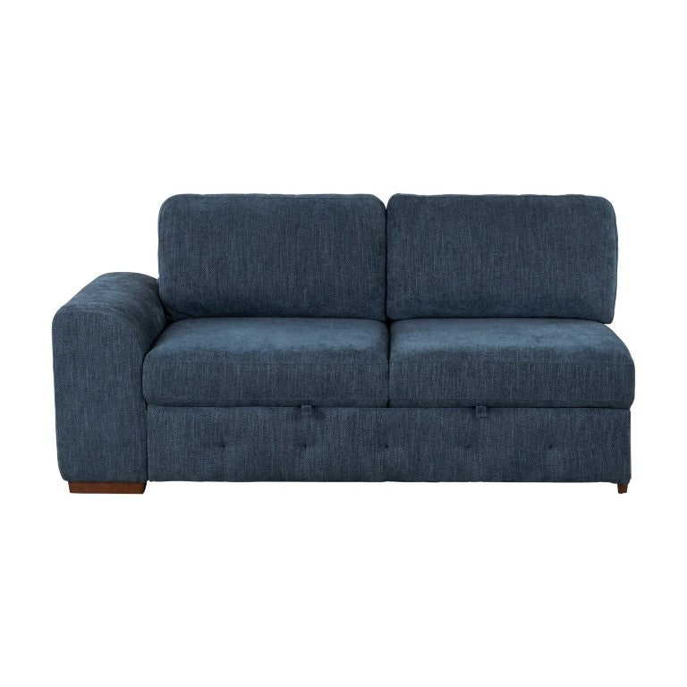 English Elm Modern Tufted Chenille 2 Seater Sleeper Sofa with Pull Out Bed and Wood Legs B011P537282