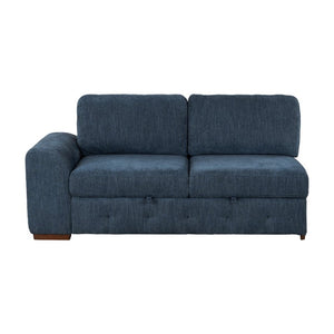 English Elm Modern Tufted Chenille 2 Seater Sleeper Sofa with Pull Out Bed and Wood Legs B011P537282