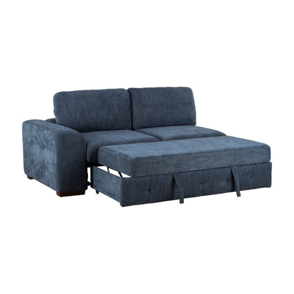 English Elm Modern Tufted Chenille 2 Seater Sleeper Sofa with Pull Out Bed and Wood Legs B011P537282