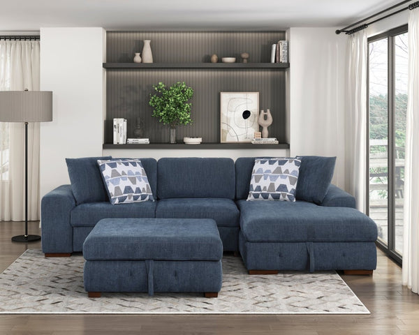 English Elm Modern Tufted Chenille Sleeper Sofa with Pull Out Bed and Espresso Wood Legs Left-Side Arm B011P537282