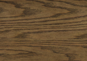 English Elm Brown Oak Veneer Counter Height Pedestal Dining Table with Extension Leaf Storage Base B011P538924