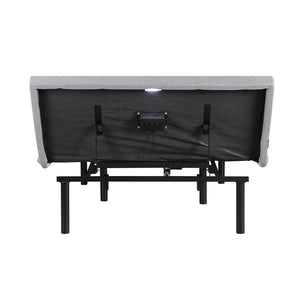English Elm Queen Adjustable Base with Zero Gravity Massage Usb Charging Led and Metal Frame B011P539549