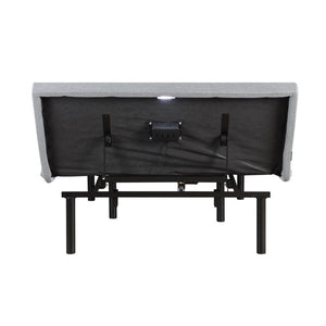 English Elm Full Size Power Adjustable Bed Base with Zero Gravity Massage LED Light and Charging Ports B011P539550