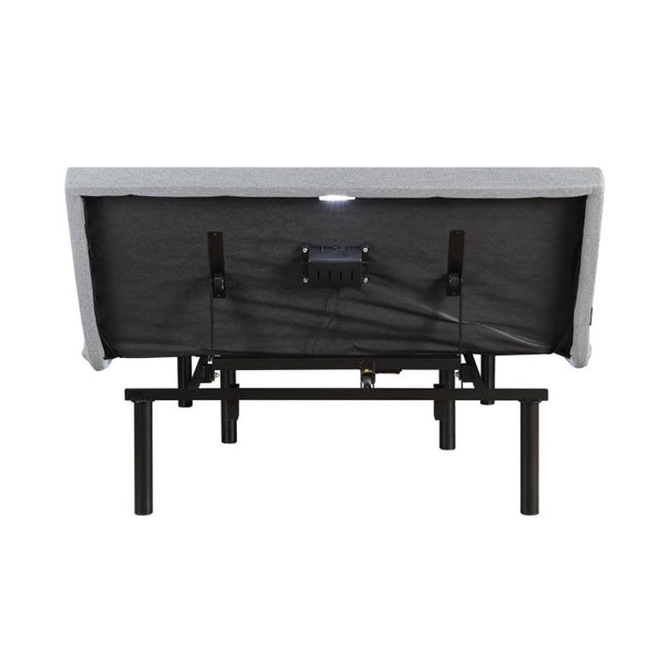 English Elm Full Size Power Adjustable Bed Base with Zero Gravity Massage LED Light and Charging Ports B011P539550