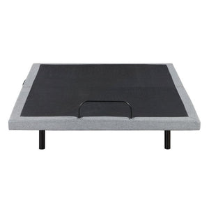 English Elm Full Size Power Adjustable Bed Base with Zero Gravity Massage LED Light and Charging Ports B011P539550