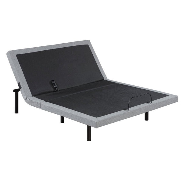 English Elm Full Size Power Adjustable Bed Base with Zero Gravity Massage LED Light and Charging Ports B011P539550