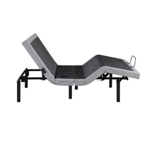 English Elm Full Size Power Adjustable Bed Base with Zero Gravity Massage LED Light and Charging Ports B011P539550