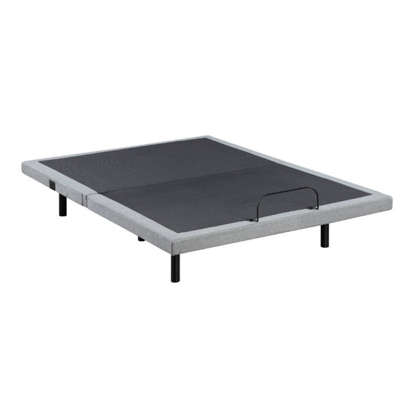 English Elm Full Size Power Adjustable Bed Base with Zero Gravity Massage LED Light and Charging Ports B011P539550