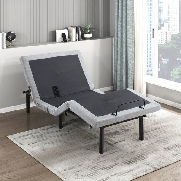 English Elm Twin Xl Adjustable Base with Zero Gravity Massage Usb Ports Led Light Metal Frame B011P539551