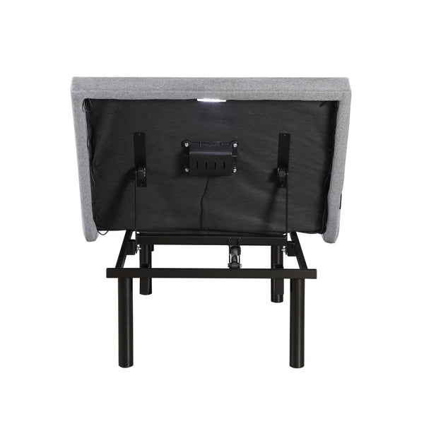 English Elm Twin Xl Adjustable Base with Zero Gravity Massage Usb Ports Led Light Metal Frame B011P539551