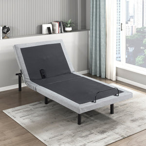 English Elm Twin Xl Adjustable Base with Zero Gravity Massage Usb Ports Led Light Metal Frame B011P539551