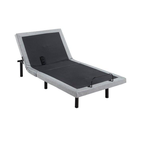 English Elm Twin Xl Adjustable Base with Zero Gravity Massage Usb Ports Led Light Metal Frame B011P539551
