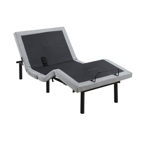 English Elm Twin Xl Adjustable Base with Zero Gravity Massage Usb Ports Led Light Metal Frame B011P539551
