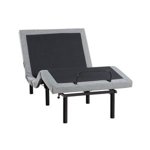 English Elm Twin Xl Adjustable Base with Zero Gravity Massage Usb Ports Led Light Metal Frame B011P539551