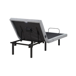 English Elm Twin Xl Adjustable Base with Zero Gravity Massage Usb Ports Led Light Metal Frame B011P539551