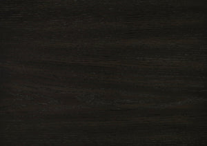 English Elm Contemporary Round Ebony Wood Grain Dining Table Seats Four for Modern Kitchens B011P539552