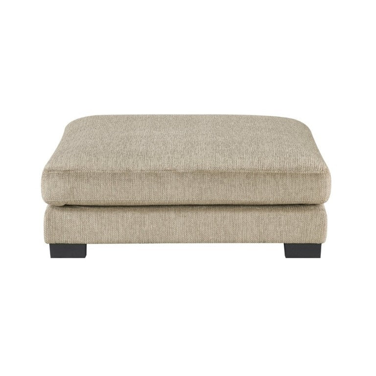 English Elm Contemporary Brown Microfiber Modular Ottoman Plush Foam Seating for Living Room B011P541121